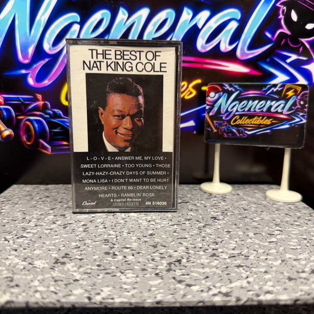 The Best of Nat King Cole Cassette Tape Capitol Re-issue 4N 516036 Stereo Jazz